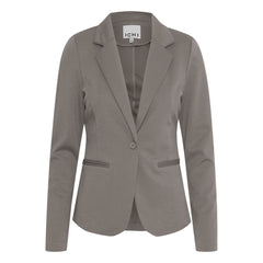 ICHI Gray Polyester Suits & Blazer - Retail Flare