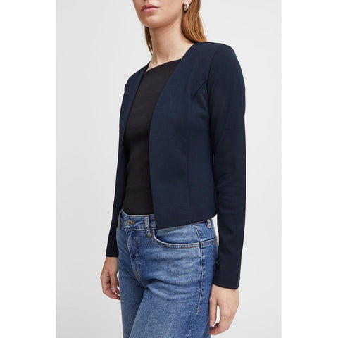 ICHI Blue Polyester Suits & Blazer - Retail Flare