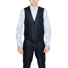 Antony Morato Black Linen Vest - Retail Flare