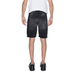 Antony Morato Black Cotton Short - Retail Flare