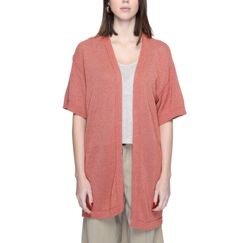 Jacqueline De Yong Red Recycled Cotton Cardigan - Retail Flare