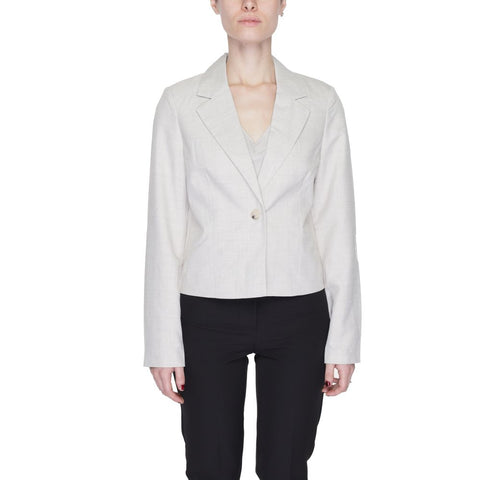 Vero Moda Gray Polyester Suits & Blazer - Retail Flare