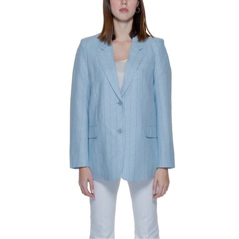 Vero Moda Light Blue Linen Suits & Blazer - Retail Flare