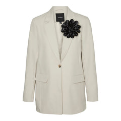 Vero Moda Beige Polyester Suits & Blazer - Retail Flare