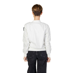 Blauer White Polyamide Jackets & Coat Blauer Retail Flare