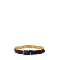 Alviero Martini Prima Classe Black Leather Belt - Retail Flare