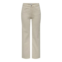 Only Beige Cotton Jeans & Pant - Retail Flare