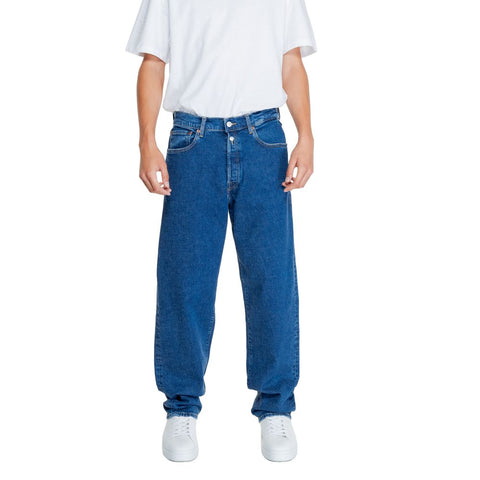 Replay Blue Cotton Jeans & Pant - Retail Flare