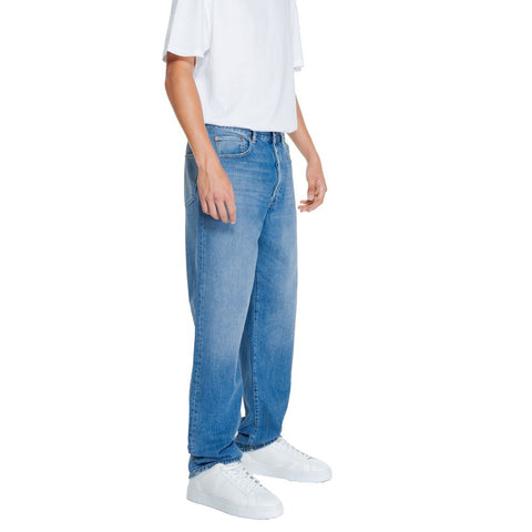 Replay Blue Cotton Jeans & Pant - Retail Flare