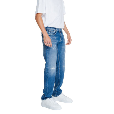 Replay Blue Cotton Jeans & Pant - Retail Flare