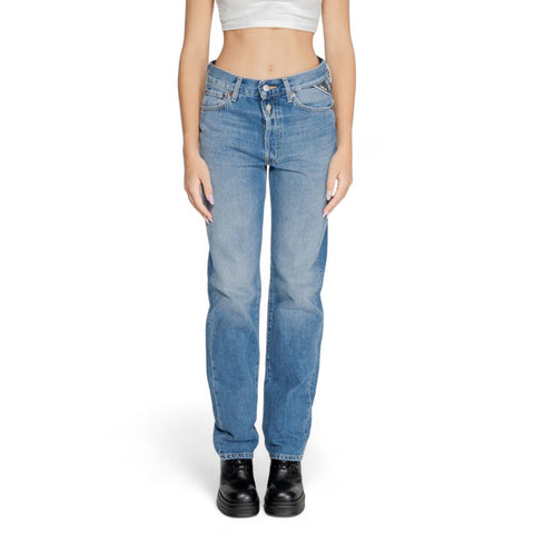 Replay Blue Cotton Jeans & Pant - Retail Flare