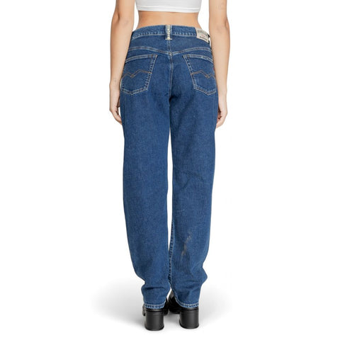 Replay Blue Cotton Jeans & Pant - Retail Flare