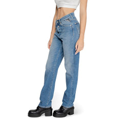 Replay Blue Cotton Jeans & Pant - Retail Flare