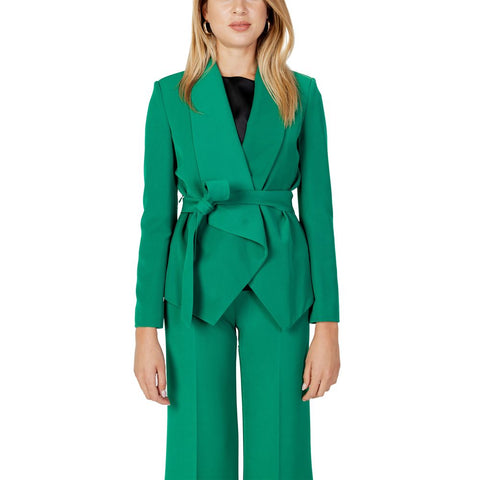 Sandro Ferrone Green Polyester Suits & Blazer - Retail Flare
