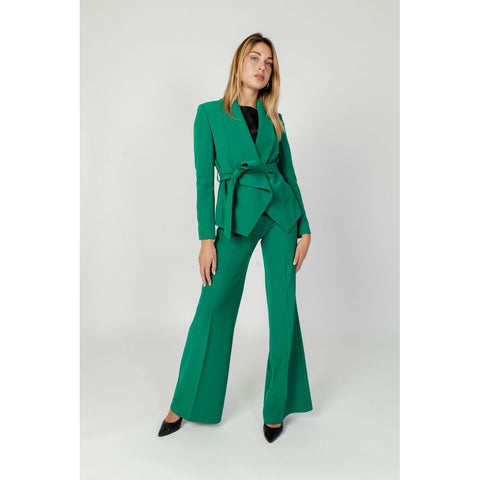 Sandro Ferrone Green Polyester Suits & Blazer - Retail Flare