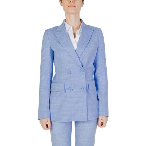 Sandro Ferrone Blue Viscose Suits & Blazer - Retail Flare