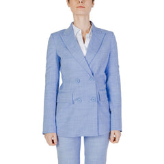 Sandro Ferrone Blue Viscose Suits & Blazer - Retail Flare