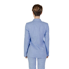 Sandro Ferrone Blue Viscose Suits & Blazer - Retail Flare