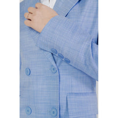 Sandro Ferrone Blue Viscose Suits & Blazer - Retail Flare