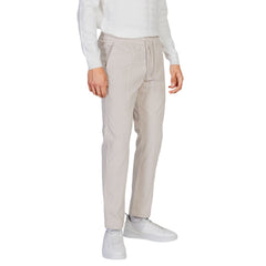 Antony Morato Beige Polyester Jeans & Pant - Retail Flare