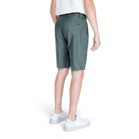 Antony Morato Green Linen Short - Retail Flare