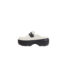 Crocs Cream Synthetic Sandal - Retail Flare