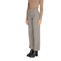 Only Beige Polyester Jeans & Pant - Retail Flare