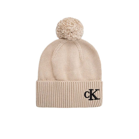 Calvin Klein Beige Cotton Hat - Retail Flare
