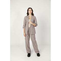 Only Beige Polyester Jeans & Pant - Retail Flare