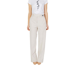 Only Beige Polyester Jeans & Pant - Retail Flare