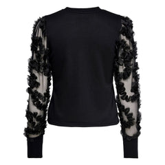 Jacqueline De Yong Black Cotton Sweater - Retail Flare