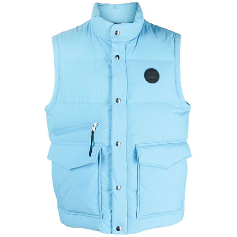 Woolrich Light Blue Polyester Vest - Retail Flare