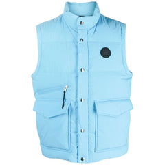 Woolrich Light Blue Polyester Vest - Retail Flare