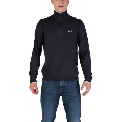 Hugo Boss Blue Cotton Cardigan - Retail Flare