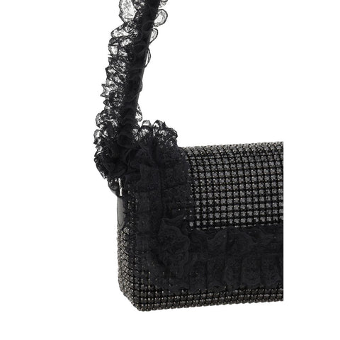 Self-Portrait Crystal Lace Shoulder Bag - Retail Flare