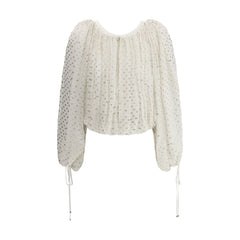 Chloé Off-Shoulder Shirt - Retail Flare