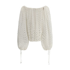 Chloé Off-Shoulder Shirt - Retail Flare