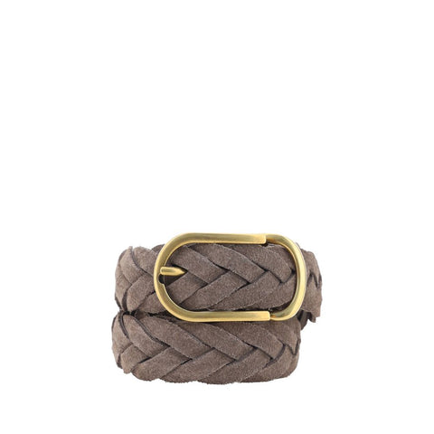 Brunello Cucinelli Leather belt braided design Brunello Cucinelli Retail Flare