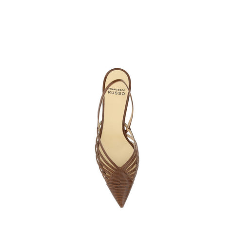 Francesco Russo Cut-out detail pumps Francesco Russo Retail Flare