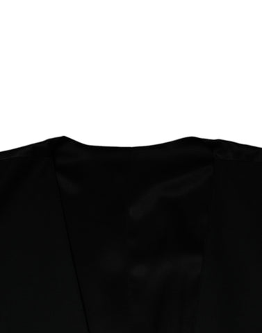 Dolce & Gabbana Black Wool Formal Dress Men Waistcoat Vest - Retail Flare