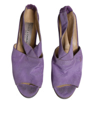 Dolce & Gabbana Purple Platform Slingback Heels Sandals Shoes -  Dolce & Gabbana -  Retail Flare