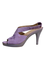 Dolce & Gabbana Purple Platform Slingback Heels Sandals Shoes -  Dolce & Gabbana -  Retail Flare