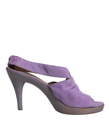 Dolce & Gabbana Purple Platform Slingback Heels Sandals Shoes -  Dolce & Gabbana -  Retail Flare