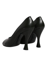 Dolce & Gabbana Green Leather Peep Toe Heels Pumps Shoes -  Dolce & Gabbana -  Retail Flare