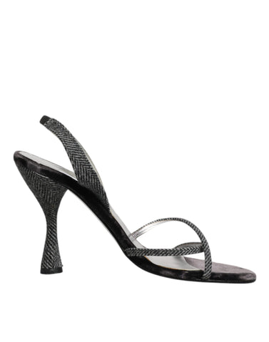Dolce & Gabbana Black Chevron High Heels Sandals Shoes -  Dolce & Gabbana -  Retail Flare