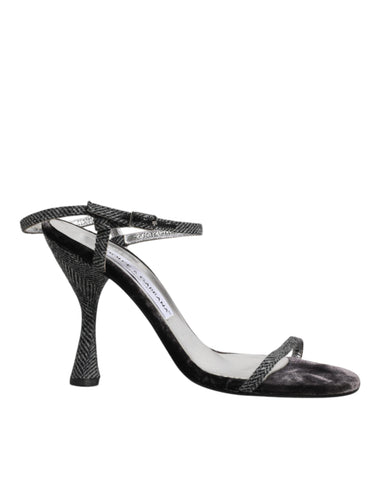 Dolce & Gabbana Black Ankle Strap High Heels Sandals Shoes -  Dolce & Gabbana -  Retail Flare