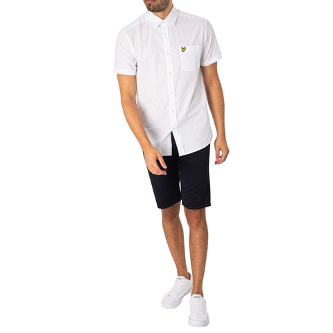 Lyle & Scott Blue Cotton Short - Retail Flare