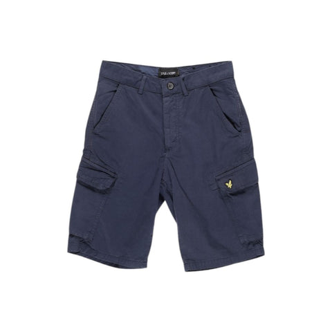 Lyle & Scott Blue Cotton Short - Retail Flare
