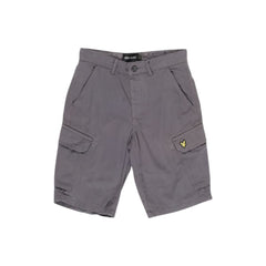 Lyle & Scott Gray Cotton Short -  Lyle & Scott -  Retail Flare