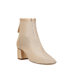 Forte_Forte Strass Mesh Ankle Boots - Retail Flare